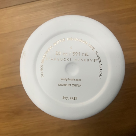 NWOT Starbucks Reserve Chicago Welly Bottle with Bamboo Top and Infuser - Picture 3 of 9